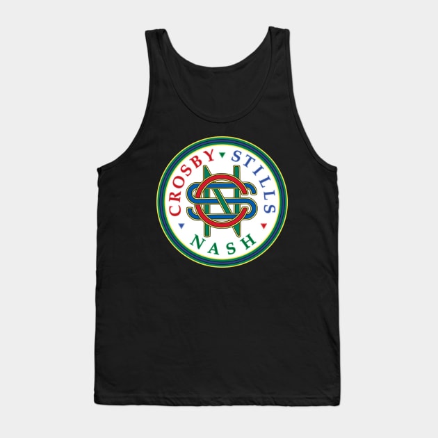 Crosby Stills Nash Young Tank Top by Kurasaki